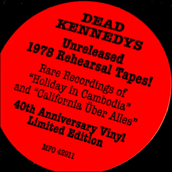 Dead Kennedys: Iguana Studios Rehearsal Sessions (RSD)