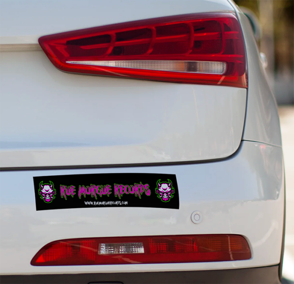 Rue Morgue Records Fluro Devil Bumper Stickers