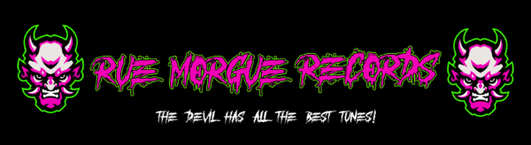 Rue Morgue Records Fluro Devil Bumper Stickers