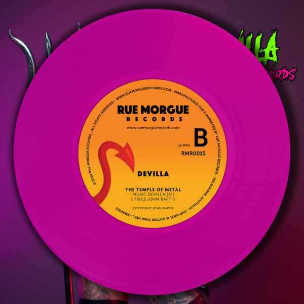 DeVilla: Rue Morgue Records (7" Pink Vinyl - Limited Edition)