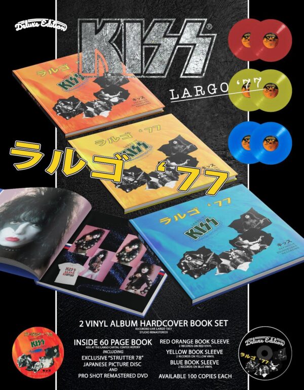 KISS: Largo 1977 (2LP Hardcover Book Set)