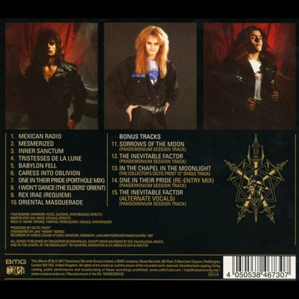 Celtic Frost: Into The Pandemonium (CD Digibook 2017)