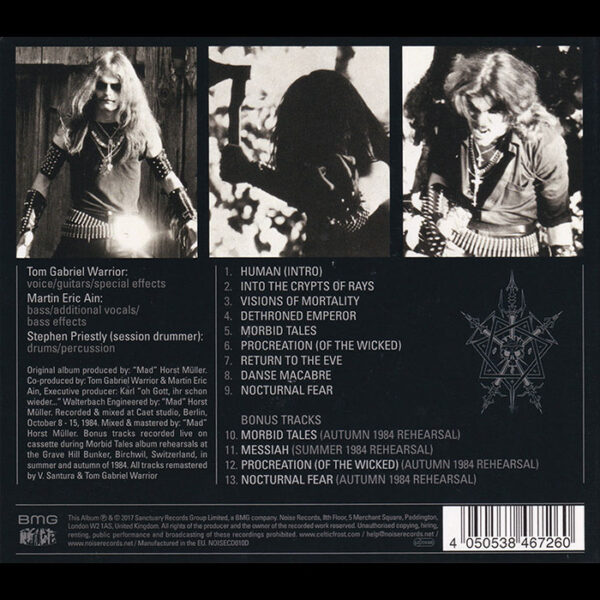 Celtic Frost: Morbid Tales (CD Digibook 2017)