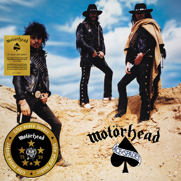 Motörhead: Ace Of Spades (Blue/White Vinyl, 50th Anniversary, Half-Speed Master)