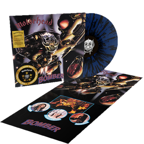 Motörhead: Bomber (Blue/Black Vinyl, 50th Anniversary, Half-Speed Master)