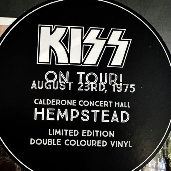 KISS: On Tour! August 23rd 1975 Hempstead (2LP Coloured Vinyl)