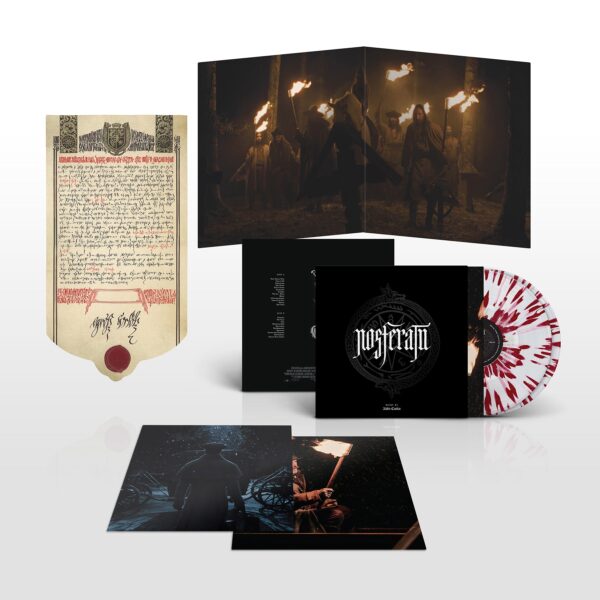 Nosferatu: Soundtrack (Oxblood White & Red Blood Splatter Variant)